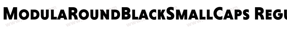 ModulaRoundBlackSmallCaps Regular字体转换